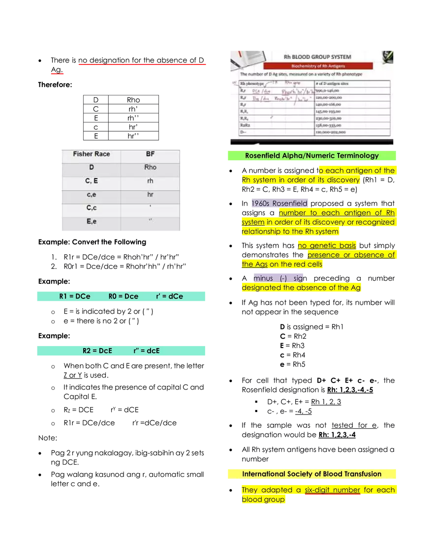 Immunohematology Lecture - Page 17