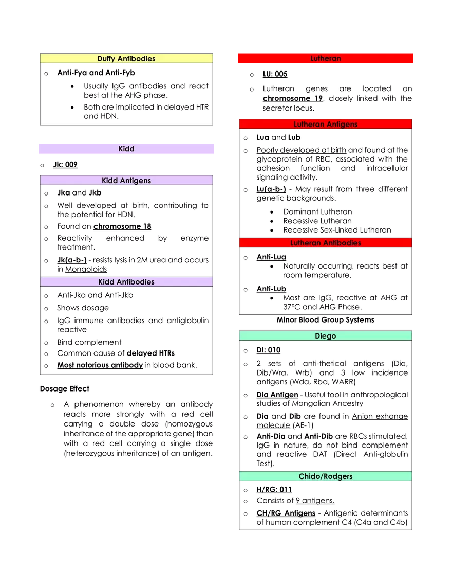 Immunohematology Lecture - Page 28