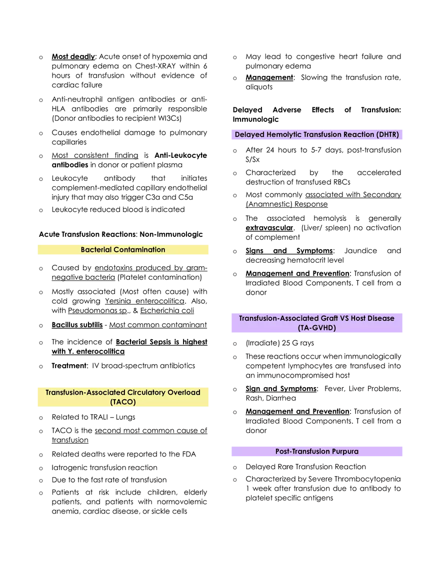 Immunohematology Lecture - Page 36