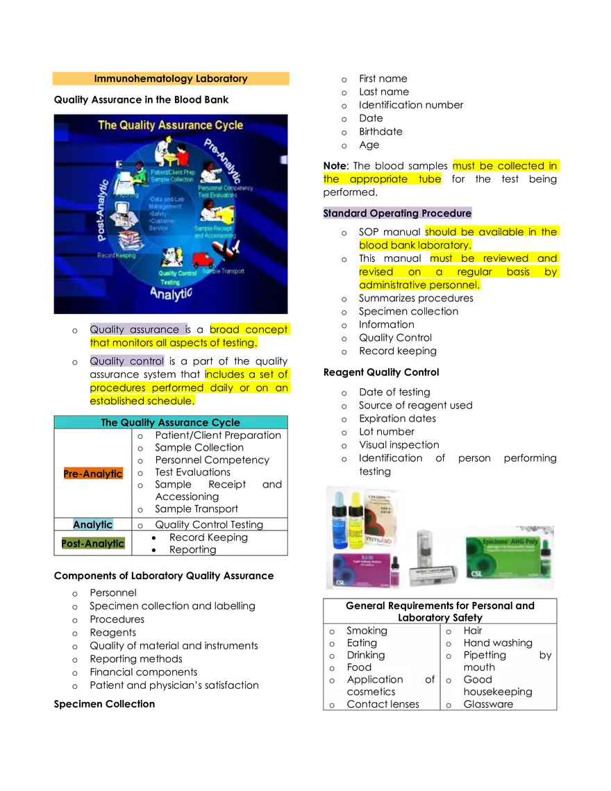 Immunohematology Lecture - Page 43