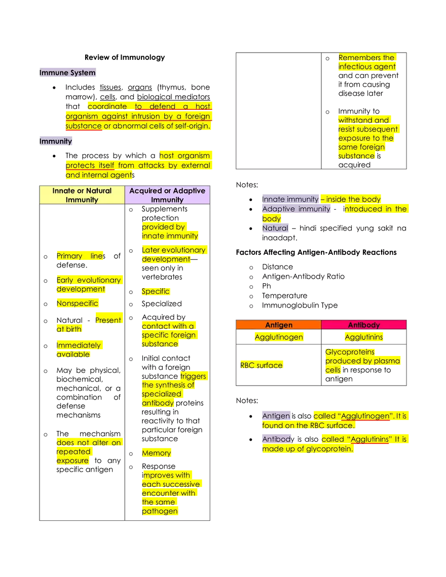 Immunohematology Lecture - Page 46