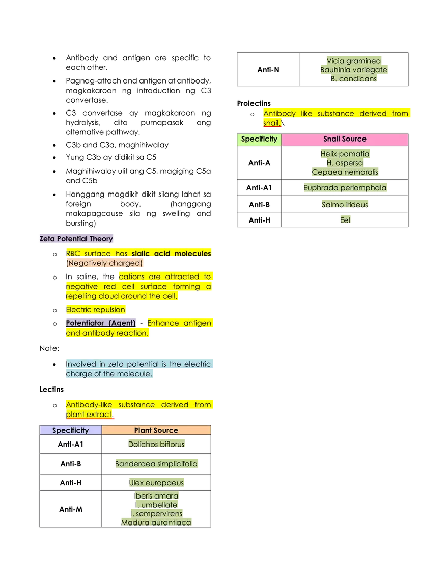 Immunohematology Lecture - Page 4