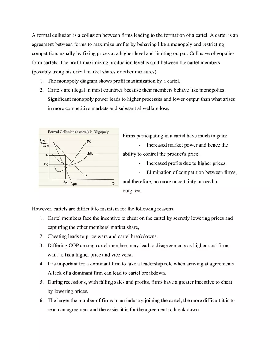Microeconomics Notes Oligopoly - Page 4