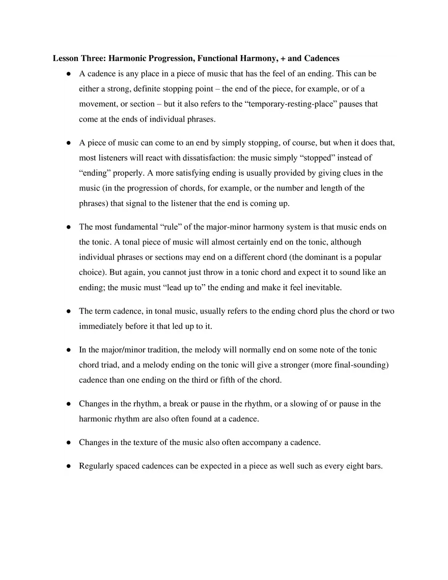 AP Music Theory Unit 4 Harmony and Voice Leading I - Page 4