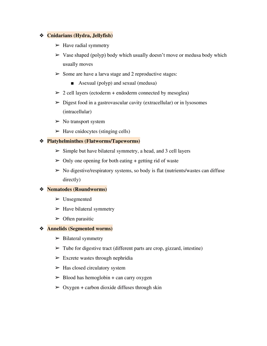 Test Guide Unit 4 Evolution & Biodiversity - Page 3