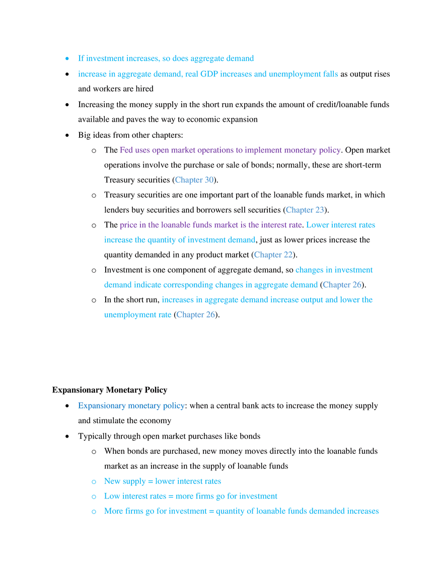 Chapter 31 Macroeconomics- Monetary Policy - Page 2