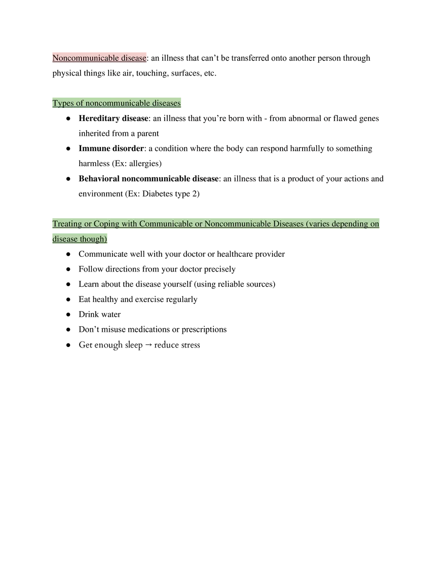 Health Course Study Guide - Page 14