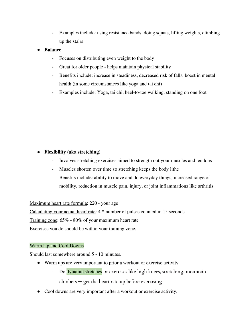 Health Course Study Guide - Page 4