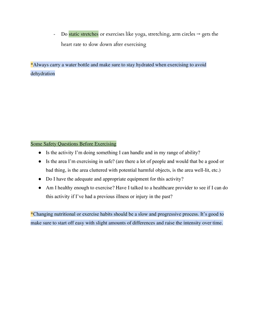 Health Course Study Guide - Page 5