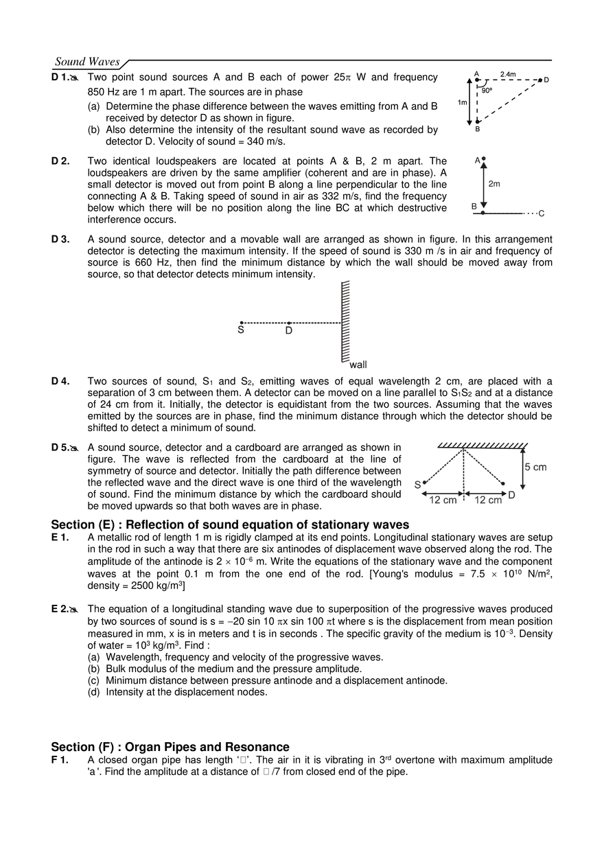 Sound Waves Exercise -1 - Page 2