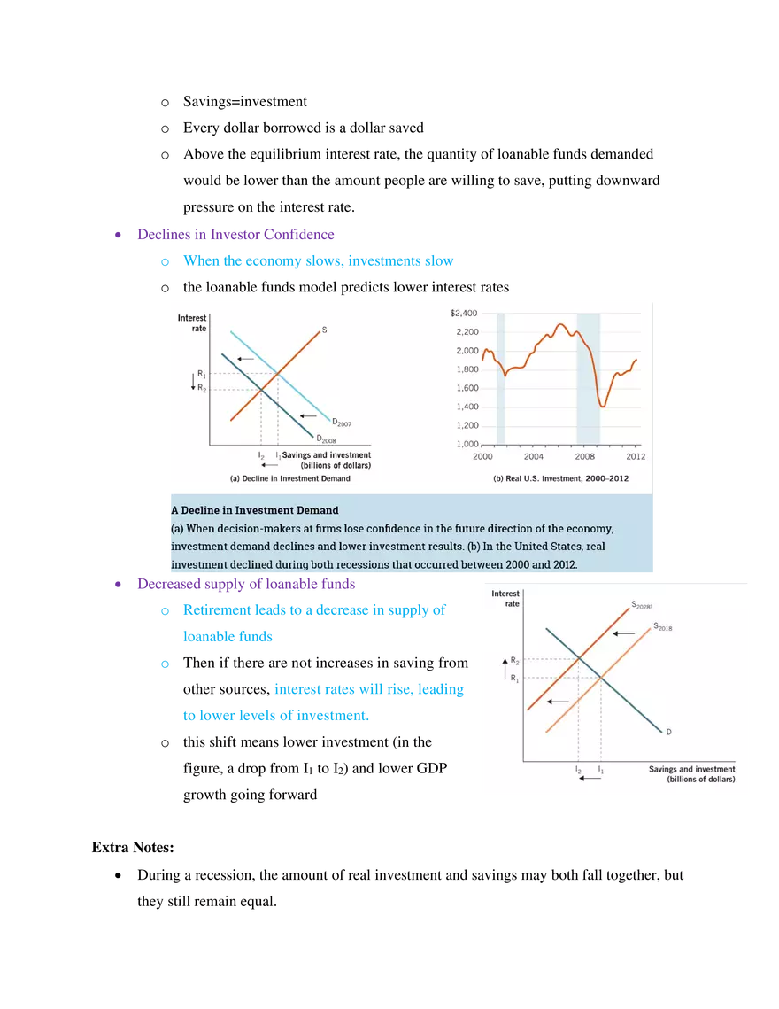 Chapter 22 Macroeconomics- Savings, Interest Rates, and the Market - Page 7