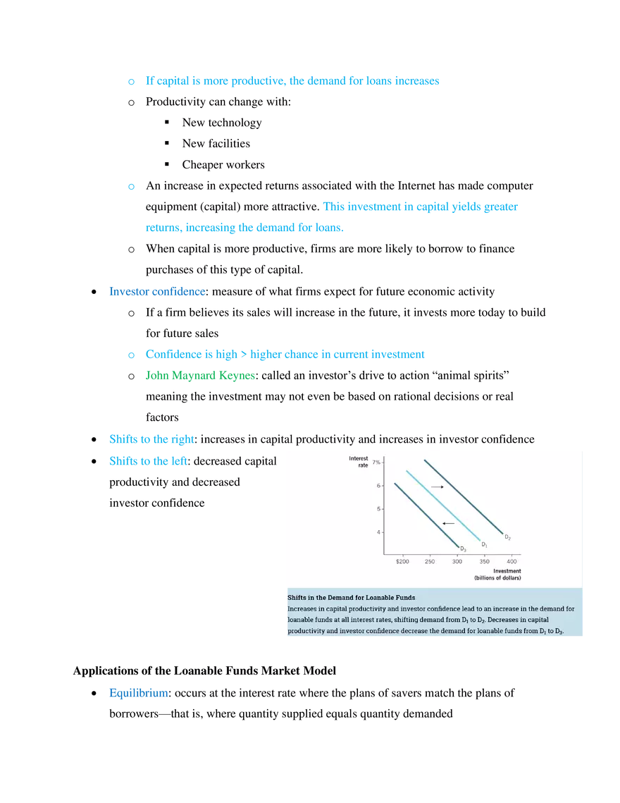 Chapter 22 Macroeconomics- Savings, Interest Rates, and the Market - Page 6