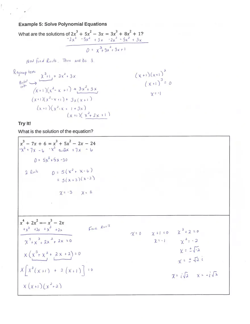Zeros of Polynomial Functions - Page 7
