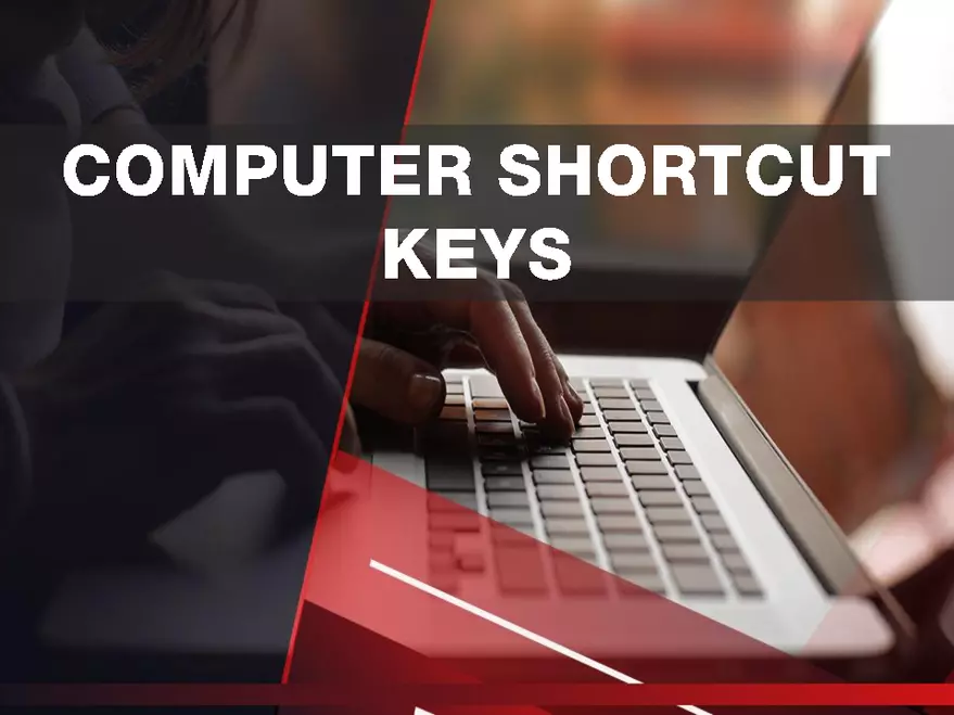 Computer Shortcut Keys - Page 1