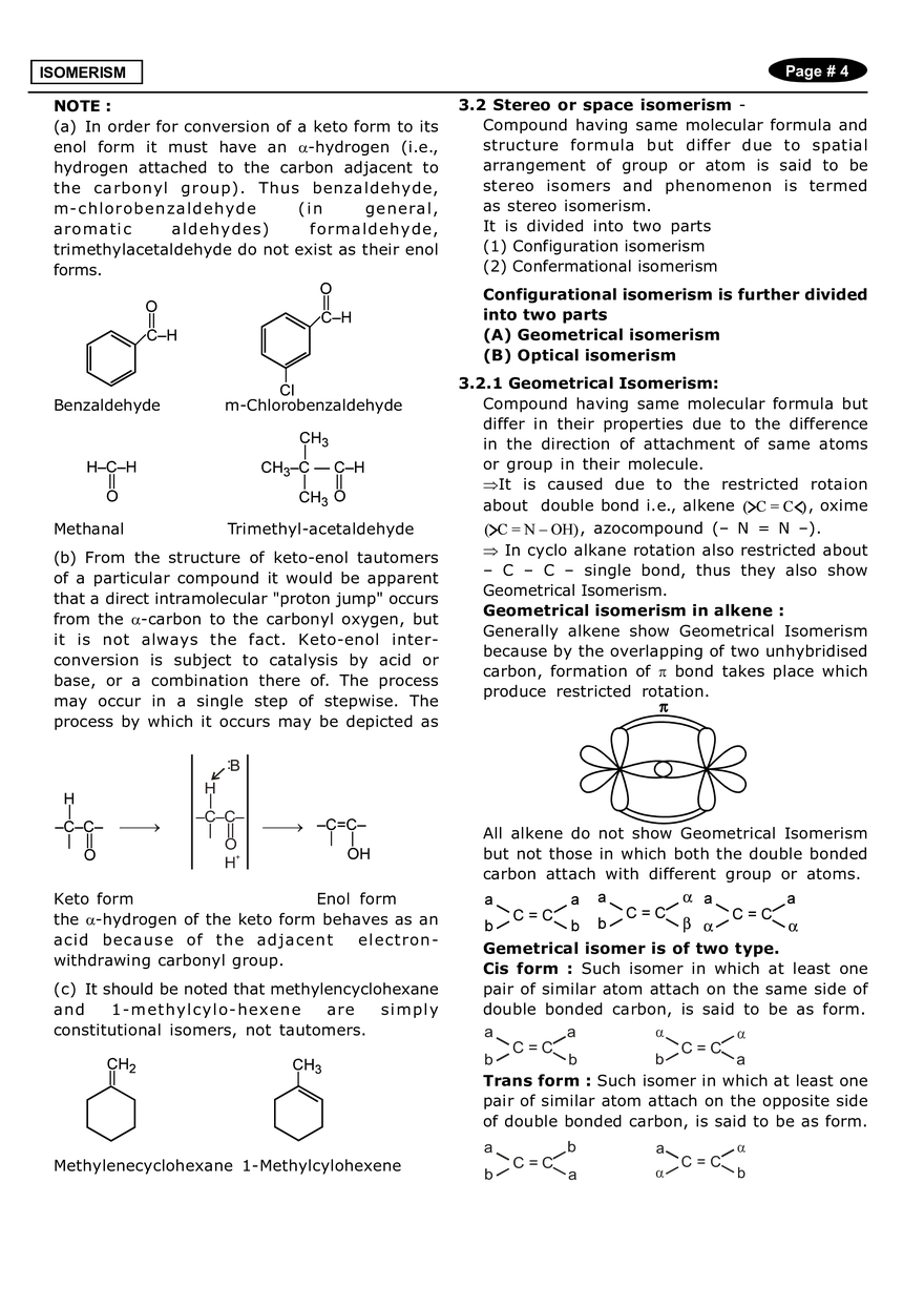 Isomerism Notes - Page 7