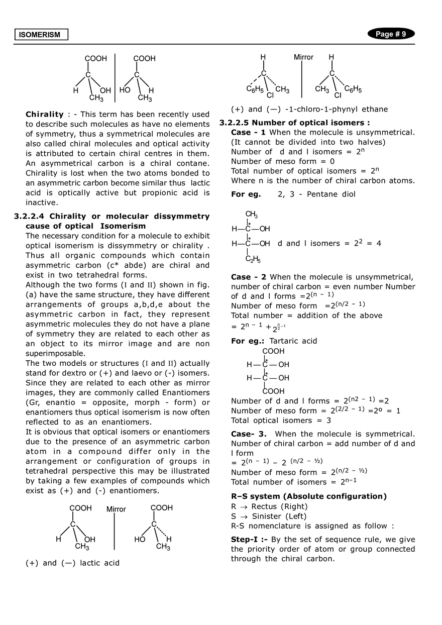 Isomerism Notes - Page 12