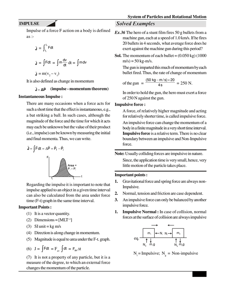 System of Particles and Rotational Motion - Page 9