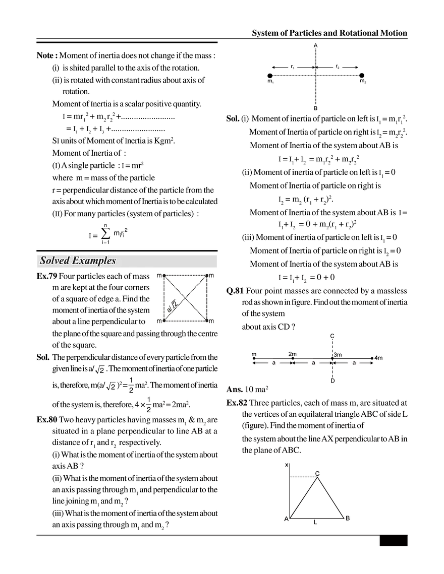 System of Particles and Rotational Motion - Page 34