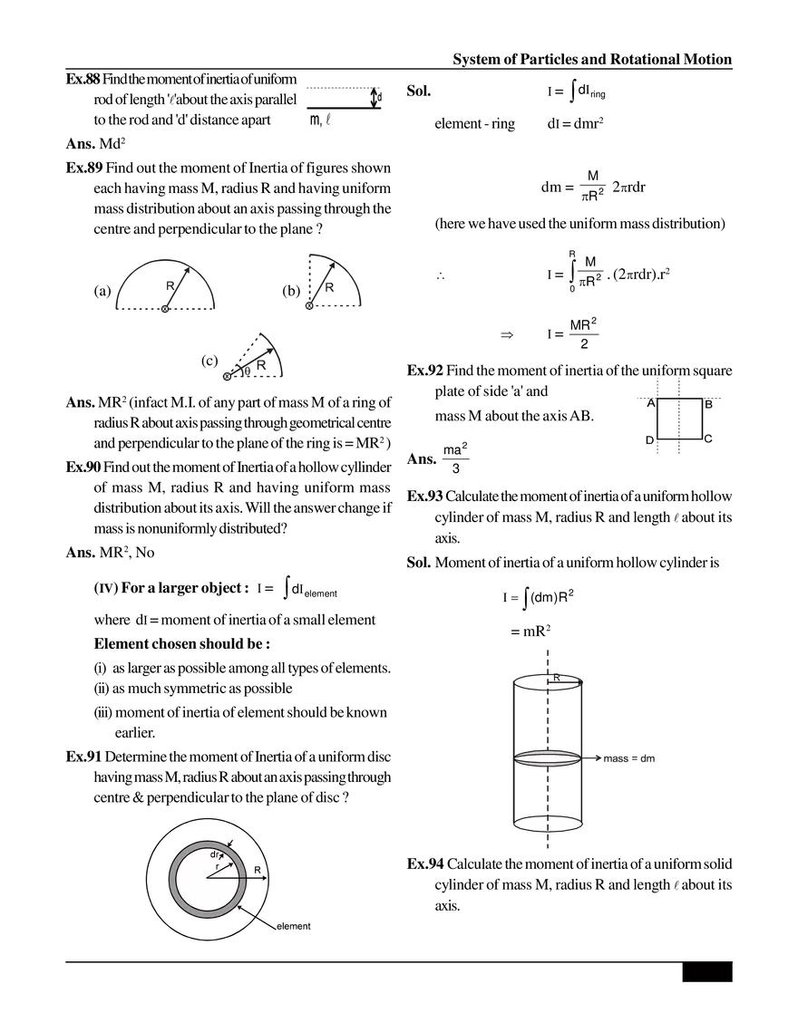System of Particles and Rotational Motion - Page 37