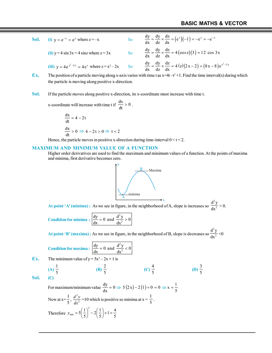 Basic Maths Section [D] Calculus - Page 3