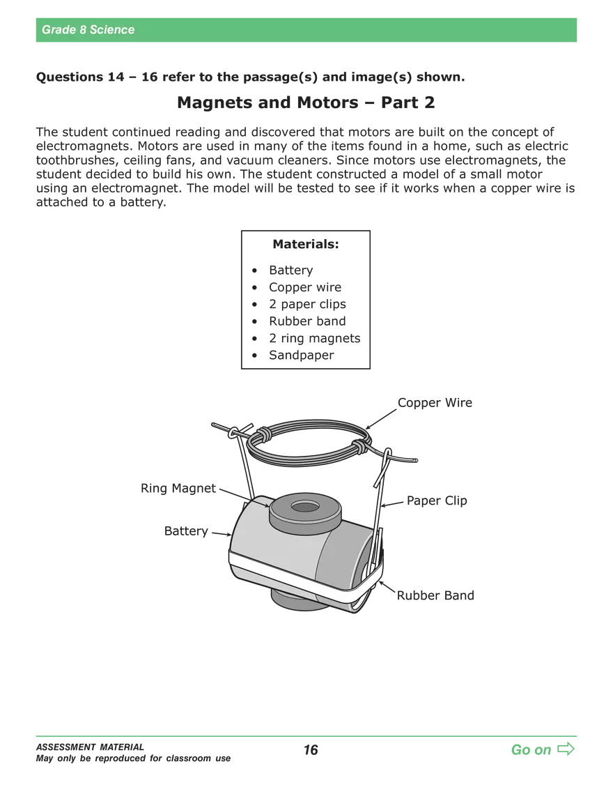 Open Grade 8: Science Practice Test - Page 10