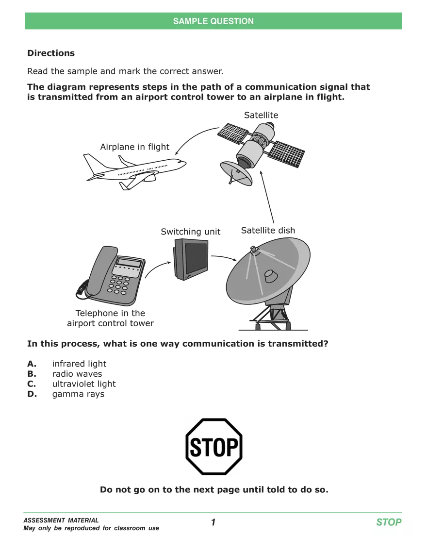 Open Grade 8: Science Practice Test - Page 13