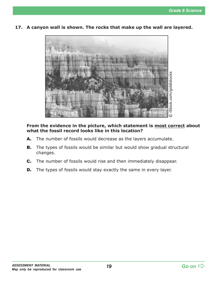 Open Grade 8: Science Practice Test - Page 14