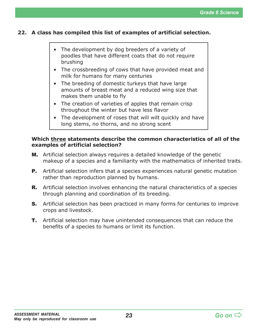 Open Grade 8: Science Practice Test - Page 18