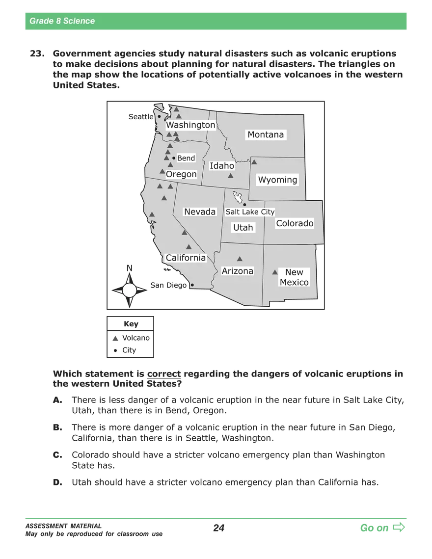 Open Grade 8: Science Practice Test - Page 19