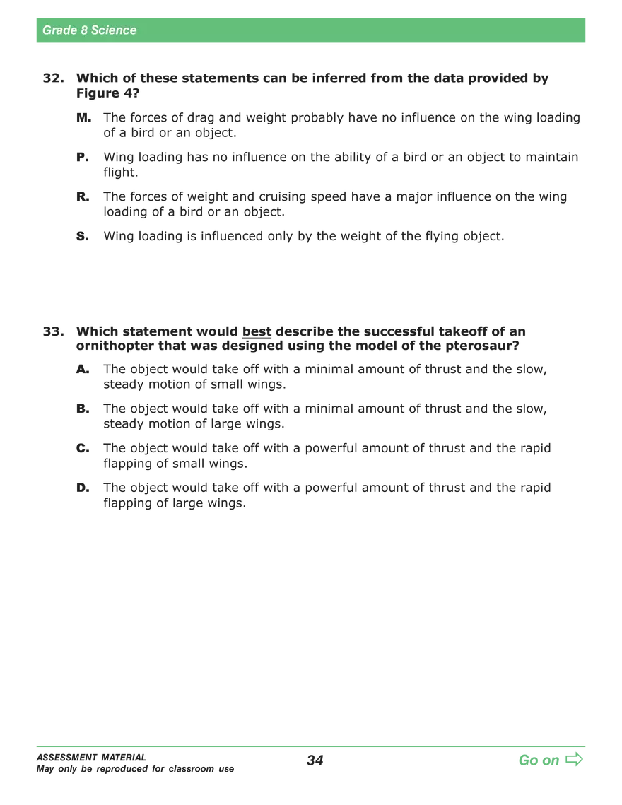 Open Grade 8: Science Practice Test - Page 30