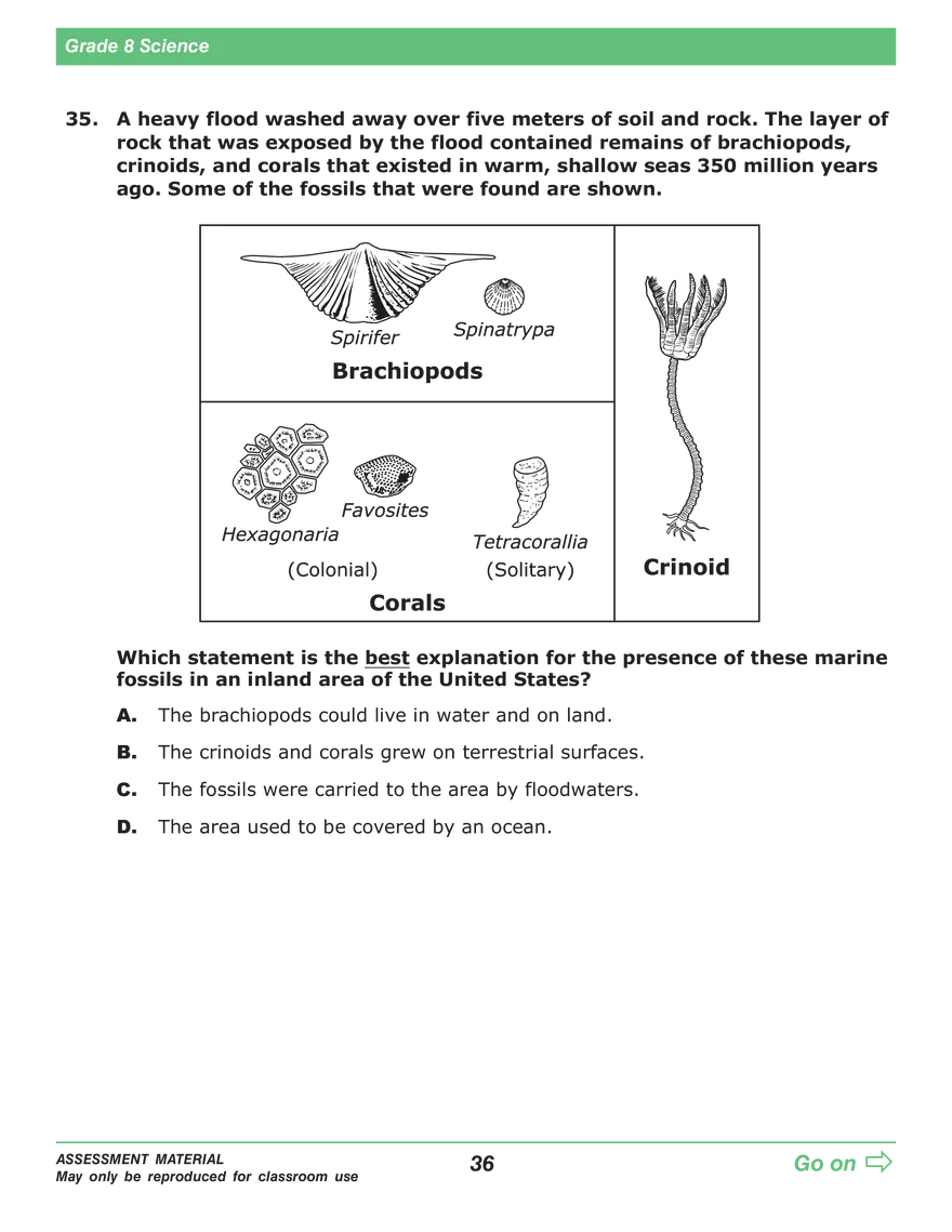 Open Grade 8: Science Practice Test - Page 32