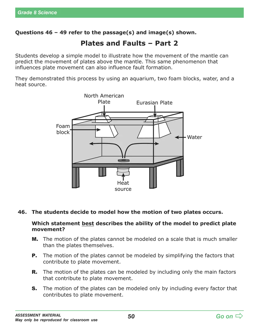 Open Grade 8: Science Practice Test - Page 48