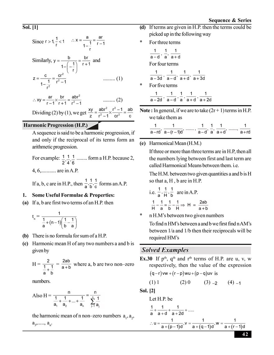 Sequence & Series - Page 13