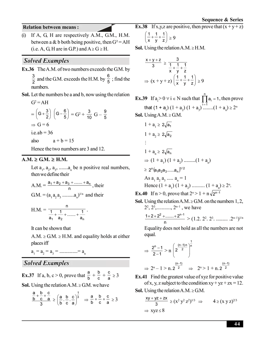 Sequence & Series - Page 15