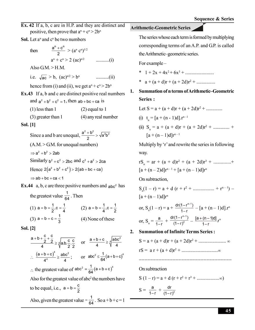 Sequence & Series - Page 3