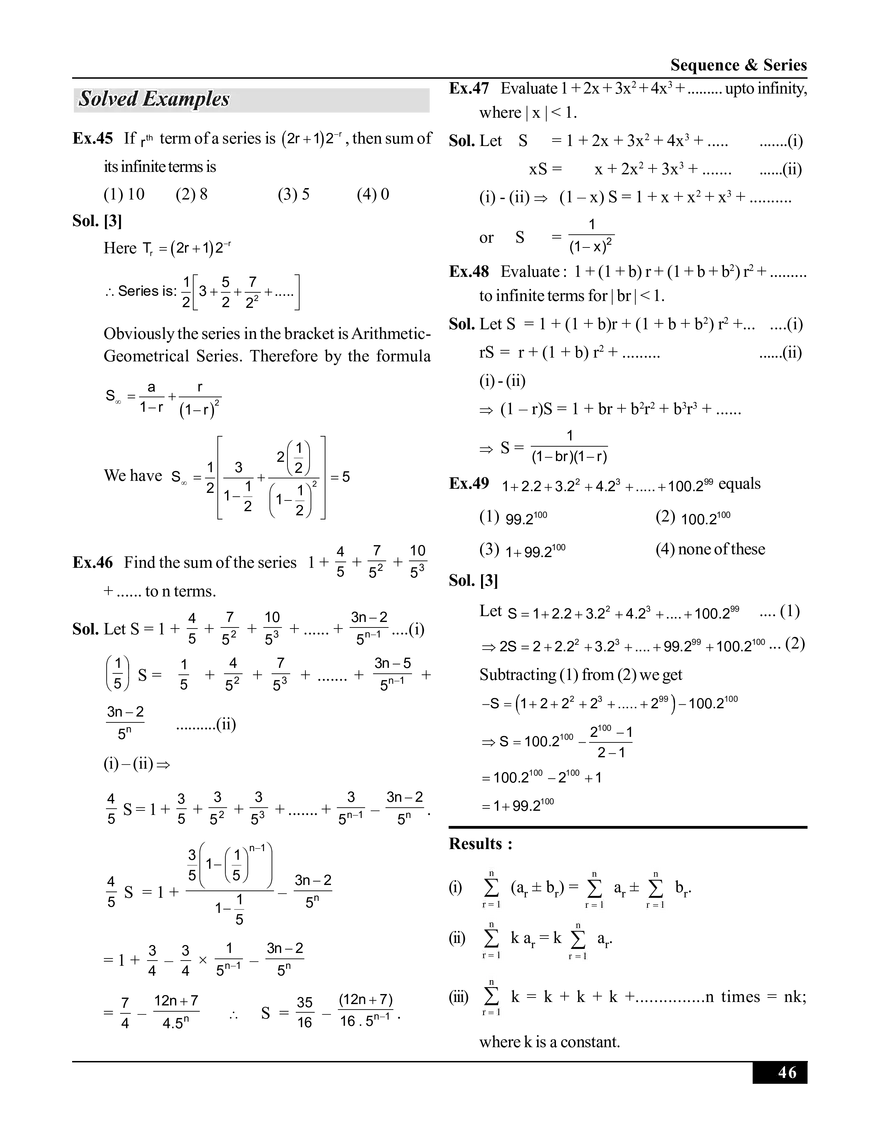 Sequence & Series - Page 4