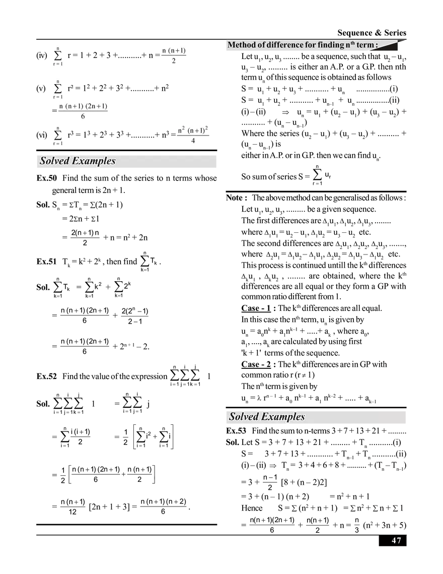 Sequence & Series - Page 5