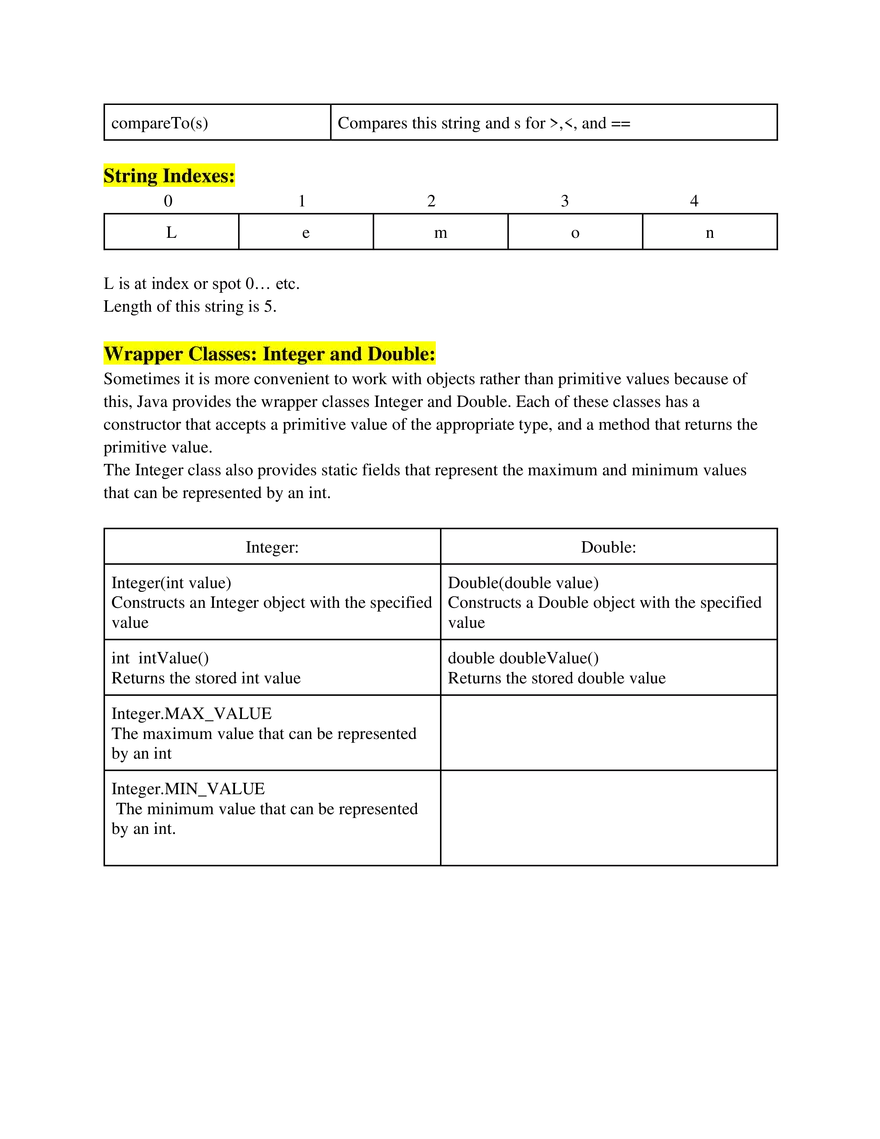 AP Computer Science A   Unit 2 Using Objects - Page 4