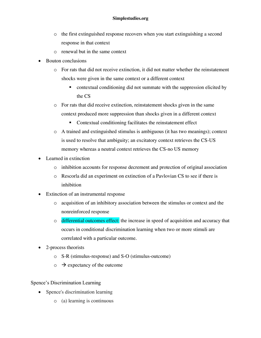 Learning and Conditioning Study Guide - Page 26