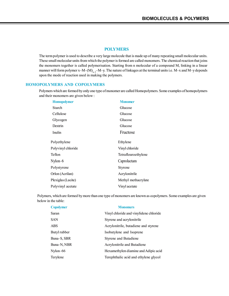 Biomolecules & Polymers Polymers - Page 1