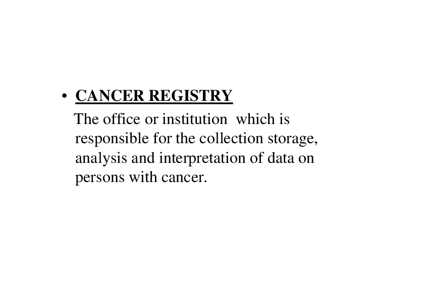 Cancer Registration: Principles And Methods - Page 13