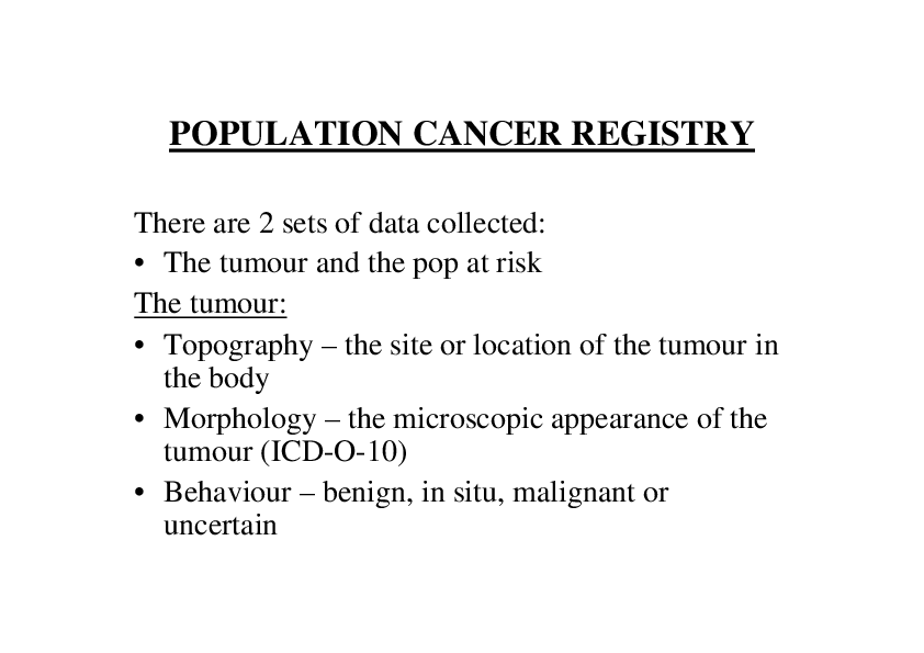 Cancer Registration: Principles And Methods - Page 46