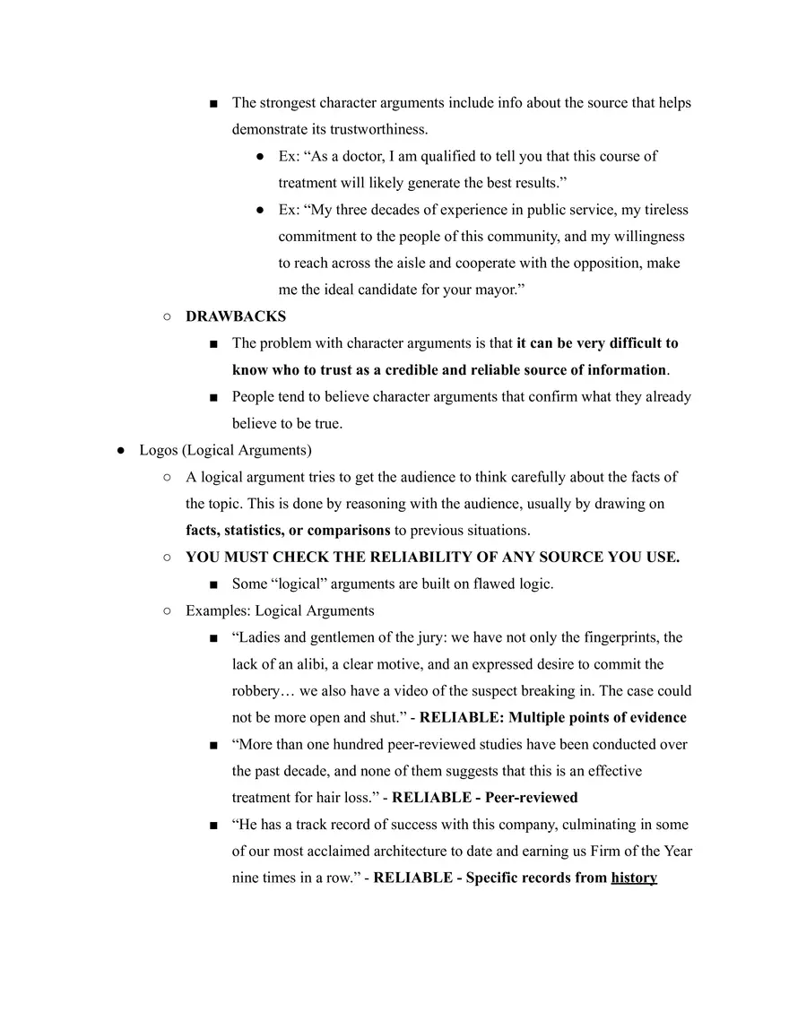 Persuasion, Arguments, & Types of Arguments - Page 3