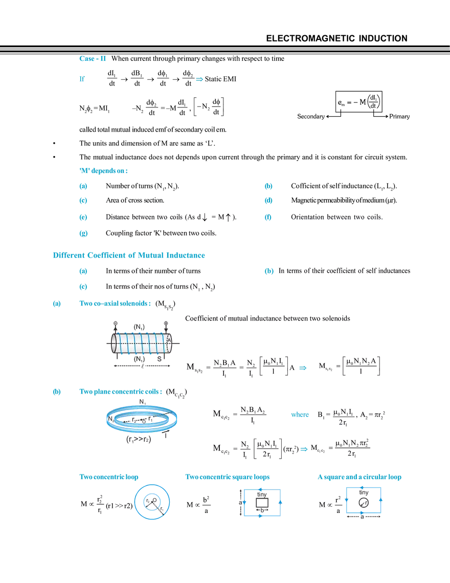Electromagnetic Induction Notes - Page 27