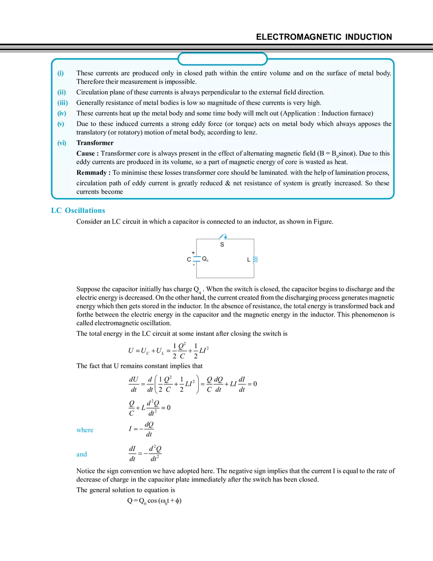 Electromagnetic Induction Notes - Page 36