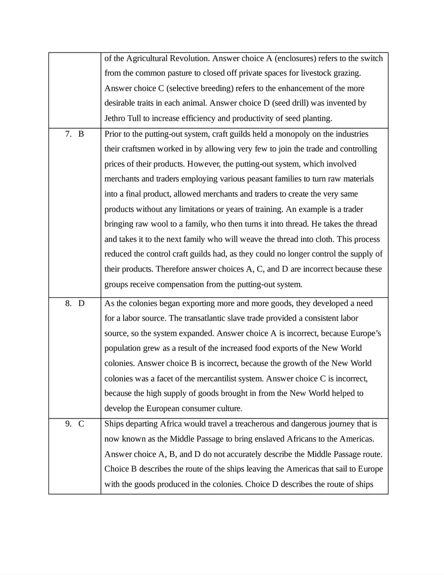 AP European History Unit 3 Quiz - Page 13
