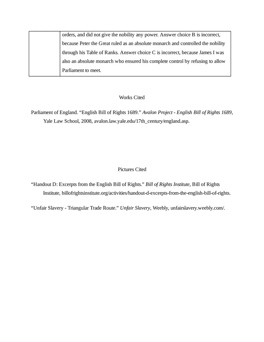 AP European History Unit 3 Quiz - Page 6