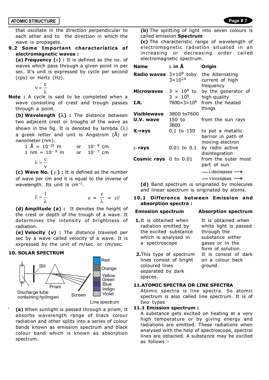 Atomic Structure Notes - Page 17