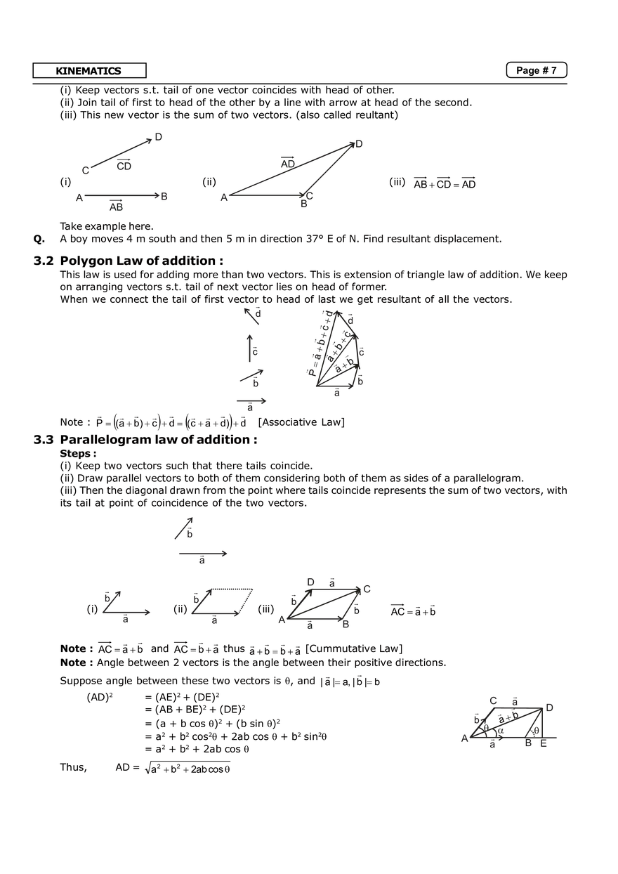 Kinematics Notes - Page 8