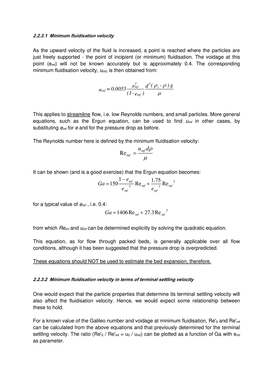 Module 2: Flow Of Fluids Through Packed And Fluidized Columns - Page 8